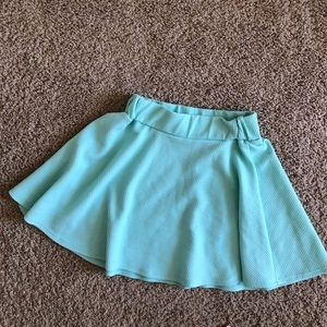 Light blue skater skirt